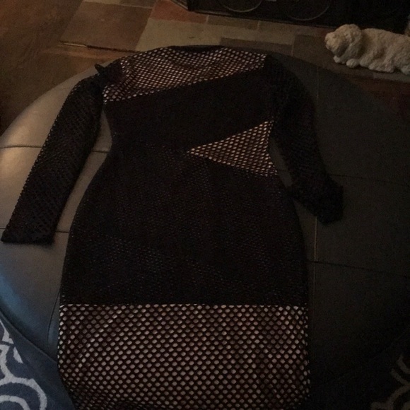 Black and Creme BCBGMAXAZRIA dress - Picture 4 of 4